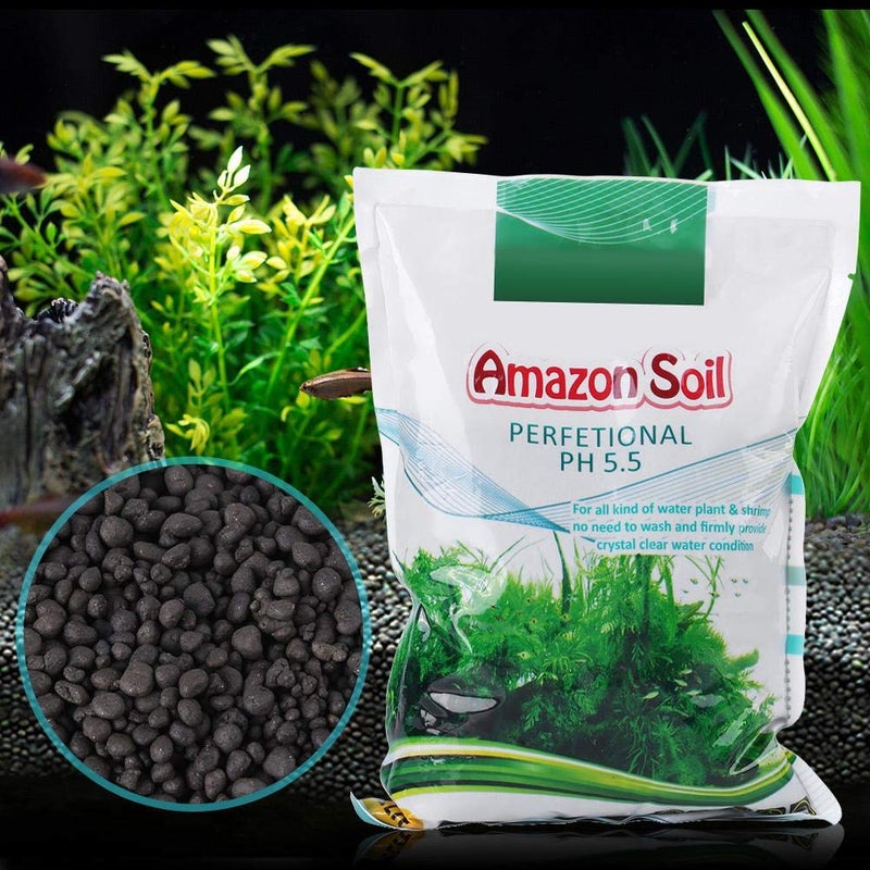 eecoo Aquarium Fish Tank Mud,Water Grass Mud Aquarium Fish Tank Bottom Water Grass Seeds Plant Sand Mud,1000g Bag - Image 4